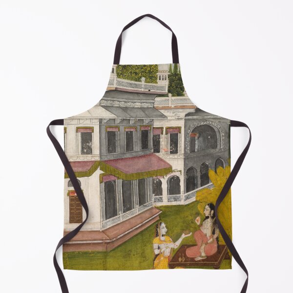 Item preview, Lady and Her Confidante designed and sold by HinduArtGallery.