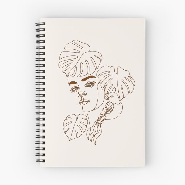 Item preview, Plant Head Woman Art Print | Woman With Plants on Head Poster | Flower Woman Wall Art | Woman With Flower Head Print | Line Drawing Woman Art Print designed and sold by OneLinePrint.