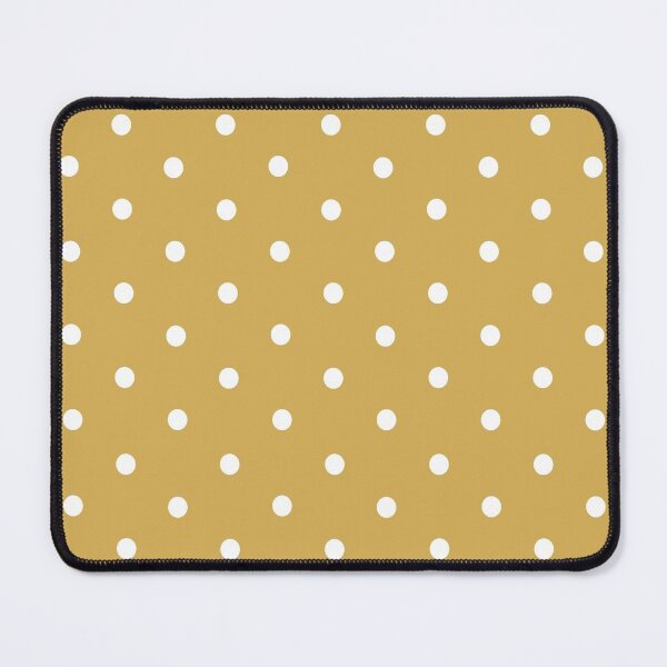 Item preview, Small WHITE & GOLD POLKA DOTS designed and sold by RachelMacht.