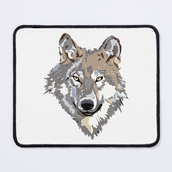 Item preview, Wolf's head designed and sold by fourretout.
