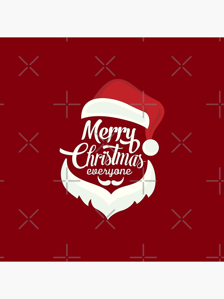 Merry Christmas Everyone Xmas Seasson Poster For Sale By Slgreenarrow Redbubble