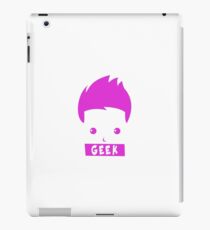 Geek - Pink iPad Case/Skin