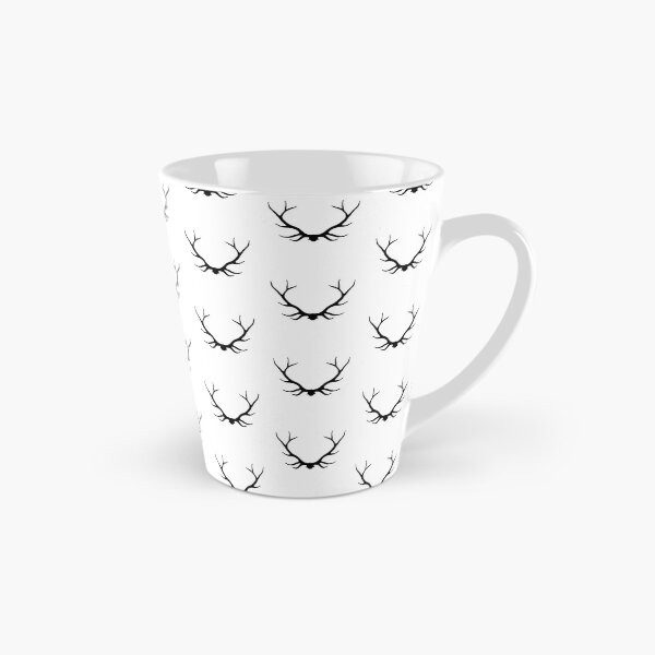 Item preview, Buck Antlers - Negro sobre blanco designed and sold by SugarPineDesign.