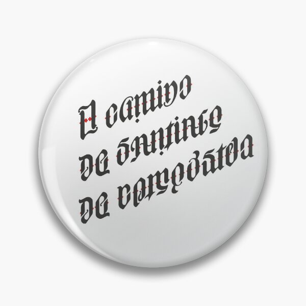 Item preview, El Camino de Santiago de Compostela Ambigram designed and sold by Caminovi.