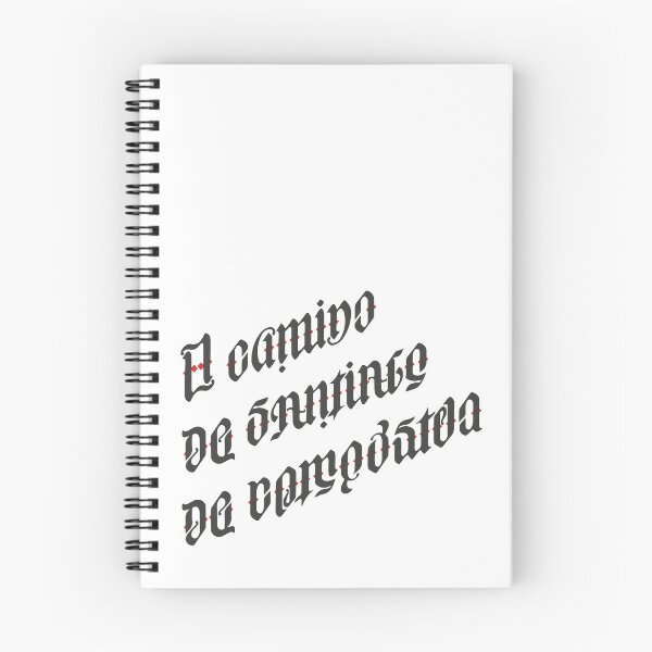 Item preview, El Camino de Santiago de Compostela Ambigram designed and sold by Caminovi.