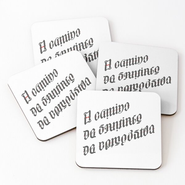 Item preview, El Camino de Santiago de Compostela Ambigram designed and sold by Caminovi.