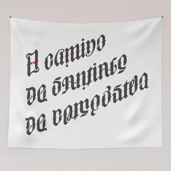 Item preview, El Camino de Santiago de Compostela Ambigram designed and sold by Caminovi.