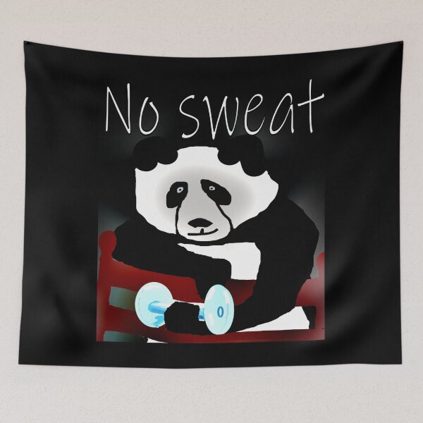 Item preview, Panda no sweat designed and sold by CottagePop.