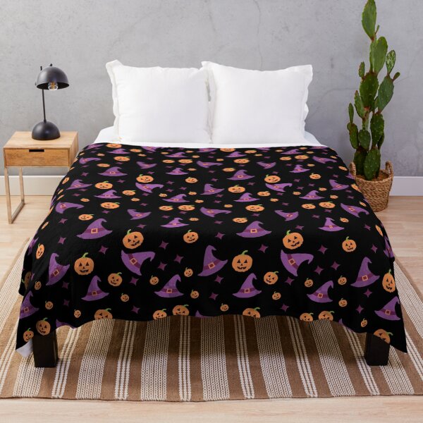 Item preview, Witchy Halloween Black Theme Pattern designed and sold by Trisha Banlasan.