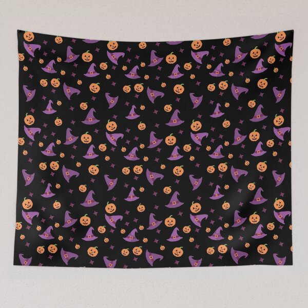 Item preview,  Witchy Halloween Black Theme Pattern designed and sold by Trisha Banlasan.
