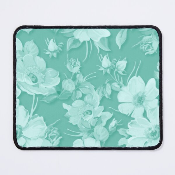 Item preview, Spring Flowers on Biscay Green designed and sold by wazoosi.