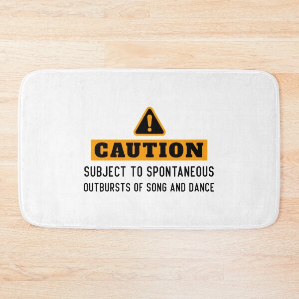 Item preview, CAUTION: SUBJECT TO SPONTANEOUS OUTBURSTS OF SONG AND DANCE designed and sold by BestComicss.