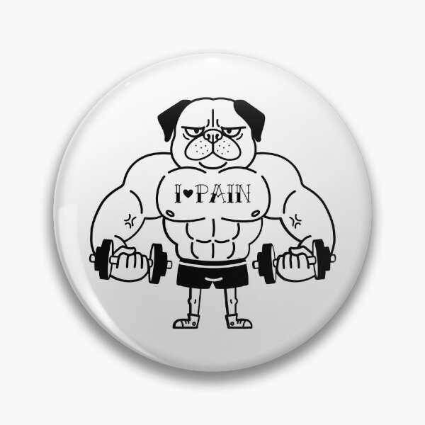 Item preview, Tight AF - Bodybuilder Dog designed and sold by LKDesigns24.