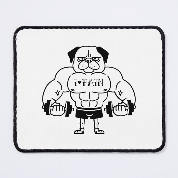 Item preview, Tight AF - Bodybuilder Dog designed and sold by LKDesigns24.