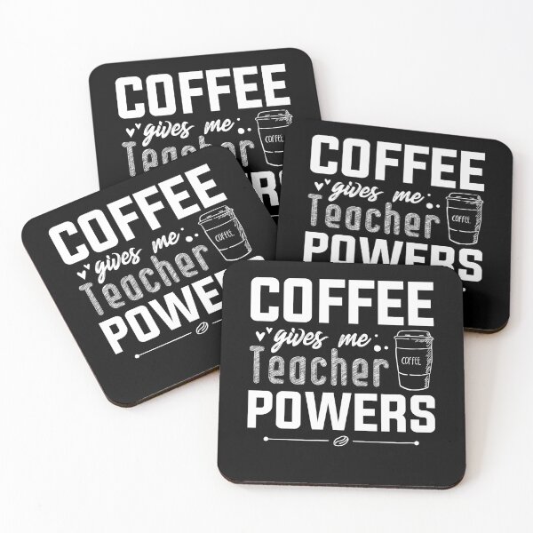 Item preview, Coffee Gives Me Teacher Powers ,  Best Gift Idea For Math Teachers, World Teachers Day 2021 designed and sold by RedHive.