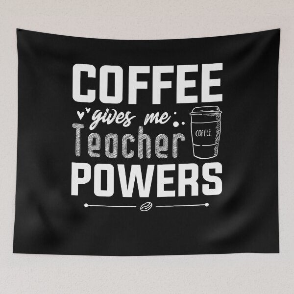 Item preview, Coffee Gives Me Teacher Powers ,  Best Gift Idea For Math Teachers, World Teachers Day 2021 designed and sold by RedHive.