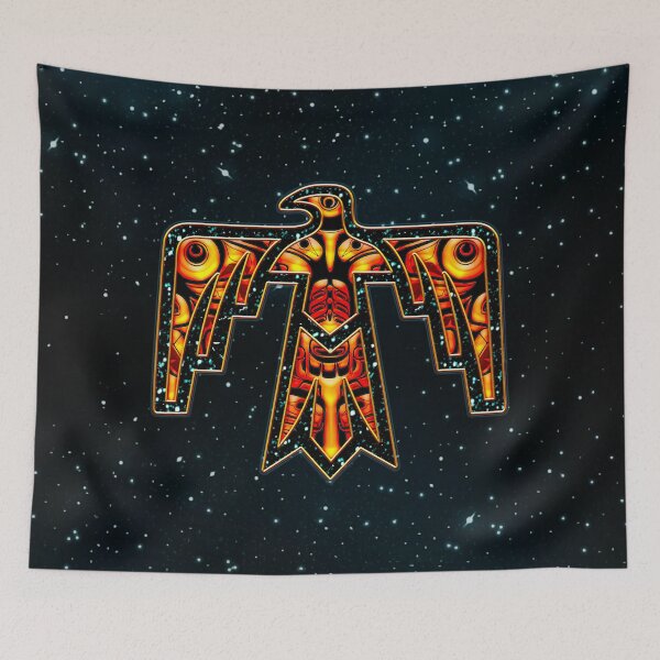 Item preview, Thunderbird, American Indian, Mythology, Totem, Legendary Bird, Eagle, Raven designed and sold by nitty-gritty.