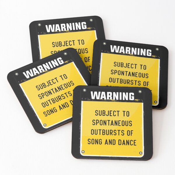 Item preview, WARNING: SUBJECT TO SPONTANEOUS OUTBURSTS OF SONG AND DANCE designed and sold by BestComicss.