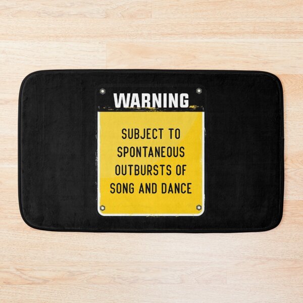 Item preview, WARNING: SUBJECT TO SPONTANEOUS OUTBURSTS OF SONG AND DANCE designed and sold by BestComicss.