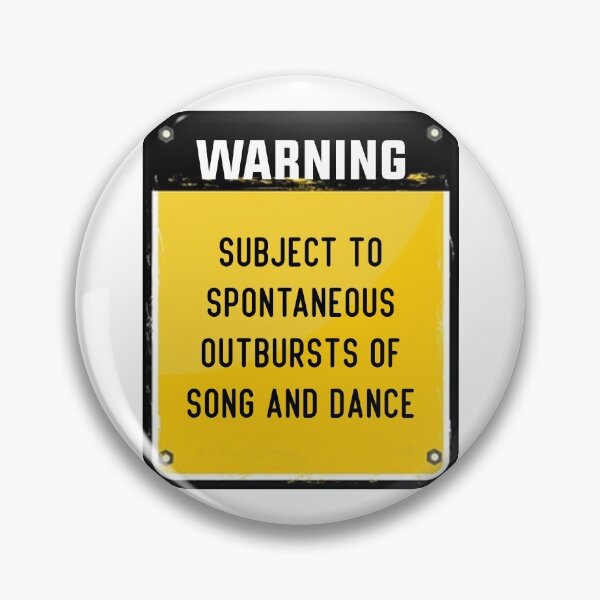 Item preview, WARNING: SUBJECT TO SPONTANEOUS OUTBURSTS OF SONG AND DANCE designed and sold by BestComicss.