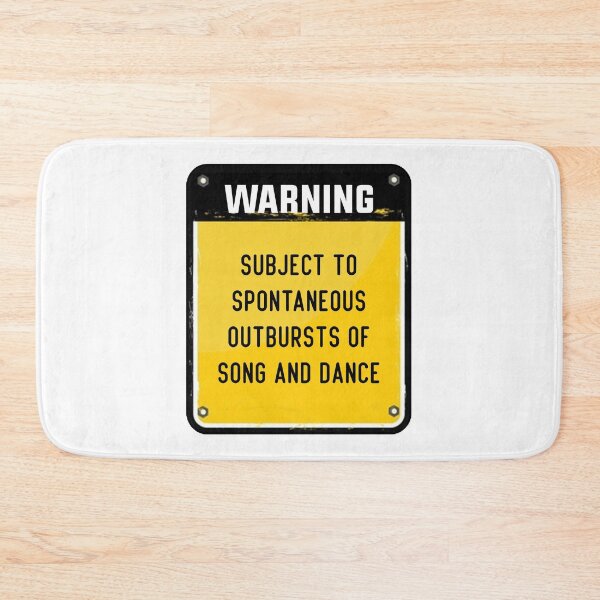 Item preview, WARNING: SUBJECT TO SPONTANEOUS OUTBURSTS OF SONG AND DANCE designed and sold by BestComicss.