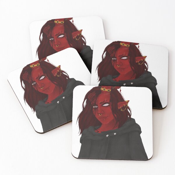 Item preview, Tiefling (Desdemona) designed and sold by Alisha Ward Art.