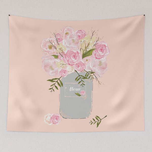 Artikelvorschau, Blumenglas Pink entworfen und verkauft von Chiccountry.