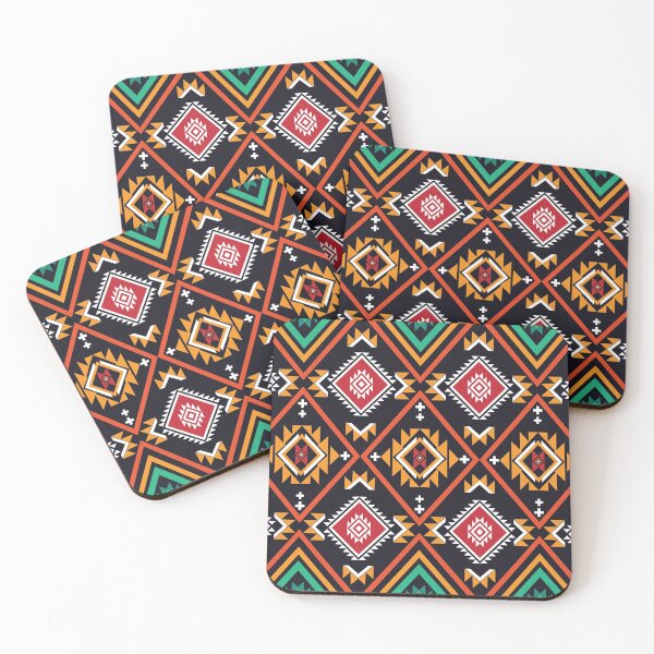 Item preview, colorful ethnic geometric pattern designed and sold by GeomePattern.
