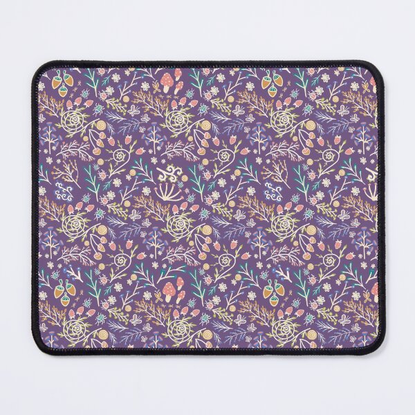 Item preview, Bugs, trees, berries and mushrooms on green designed and sold by Labambapattern.