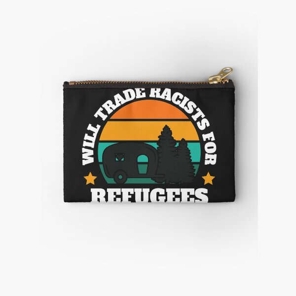 Item preview, Will trade racists for refugees (Camping RV Sunset) designed and sold by UnboundFull.