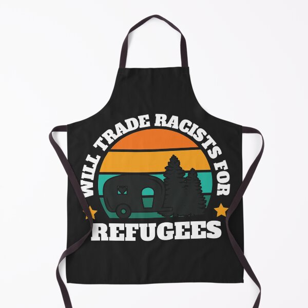Item preview, Will trade racists for refugees (Camping RV Sunset) designed and sold by UnboundFull.