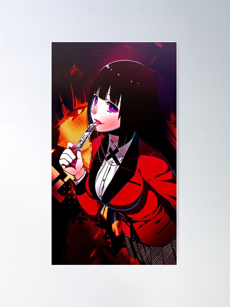 Poster Adesivo Anime Kakegurui Yumeko Jabami - Cogumelo Corp