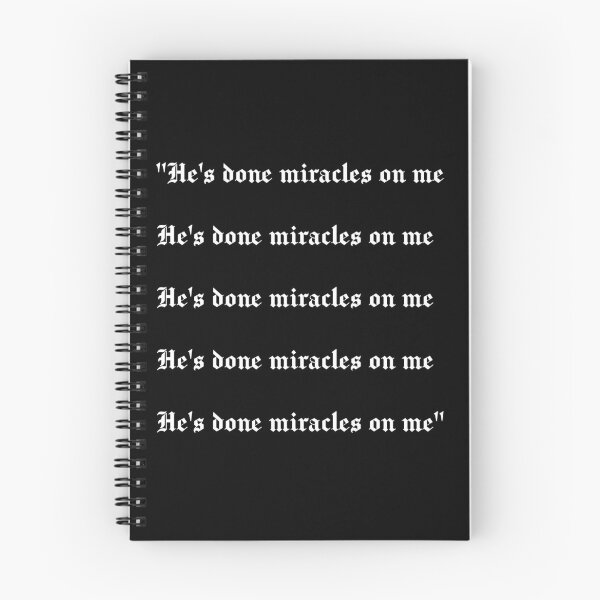 Item preview, HE'S DONE MIRACLES ON ME KANYE WEST DONDA designed and sold by teoMatteo.