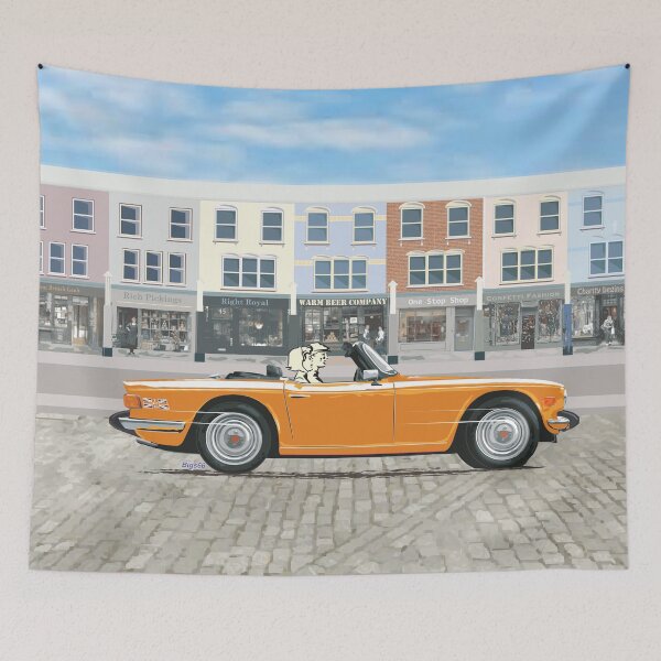 Item preview, Late Topaz (orange) color TR6 – the Classic British Sports Car designed and sold by Bigs66.