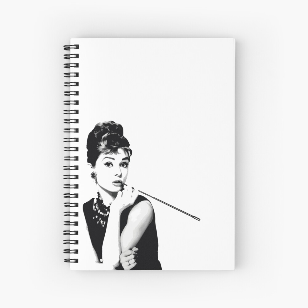 Audrey Hepburn Portrait Art Zipper Pouch for Sale by TresChicXO