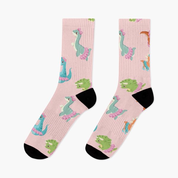 Item preview, Dino Ballet Pattern designed and sold by YueHeng Creates ⭐⭐⭐⭐⭐.
