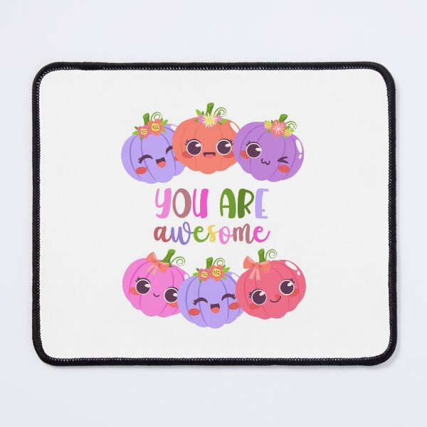 Item preview, You Are Awesome - Cute Kawaii Pumpkin designed and sold by PinkPerfect.