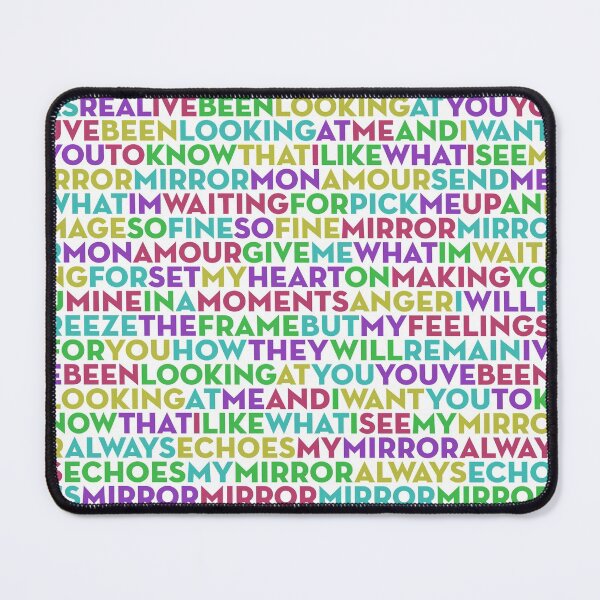 Item preview, Mirror Mirror (Mon Amour) (lyrics) v.1 designed and sold by x1brett.