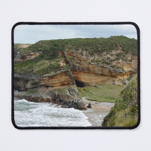 First Glimpse of Clashach Cove, Moray Mouse Pad