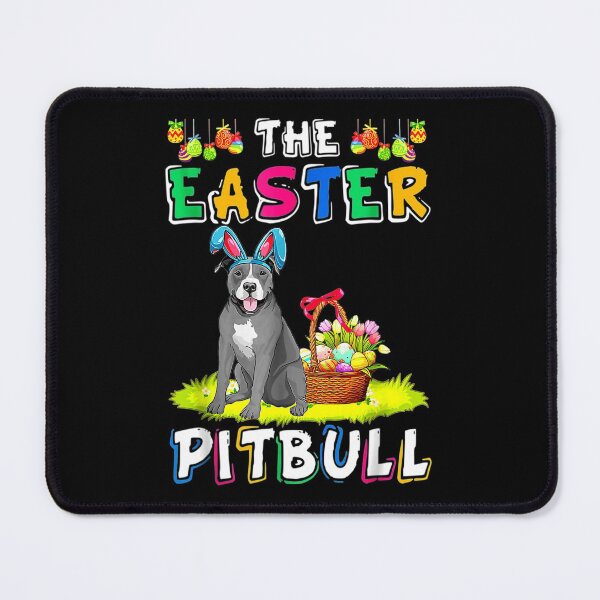 Item preview, The Easter Pitbull Bunny Ears Funny Dog Lovers designed and sold by wowart4u.