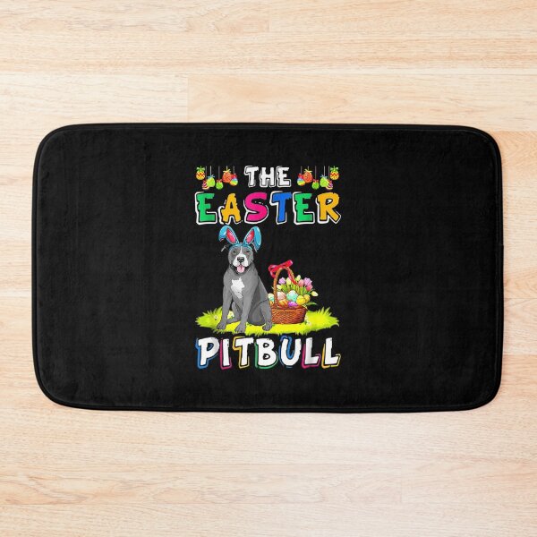 Item preview, The Easter Pitbull Bunny Ears Funny Dog Lovers designed and sold by wowart4u.
