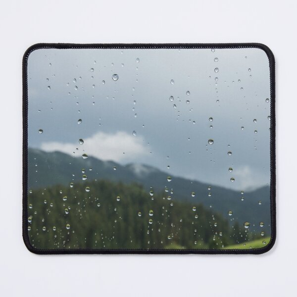 Item preview, Stuck Inside - Rainy Day Window to the Mountains designed and sold by Georgia Mizuleva.
