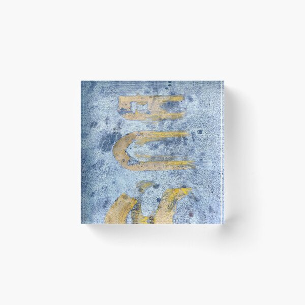 Item preview, Bus Sign Road Markings, Abstract Art Image designed and sold by CraveArt.