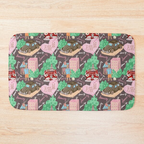 Item preview, Dogs, house and retro cars designed and sold by Labambapattern.