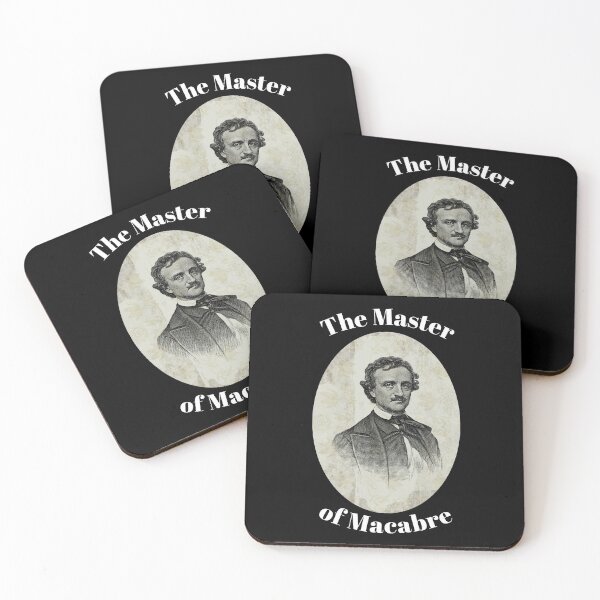 Item preview, Master of Macabre Edgar Allen Poe portrait designed and sold by LeftFieldFunny.