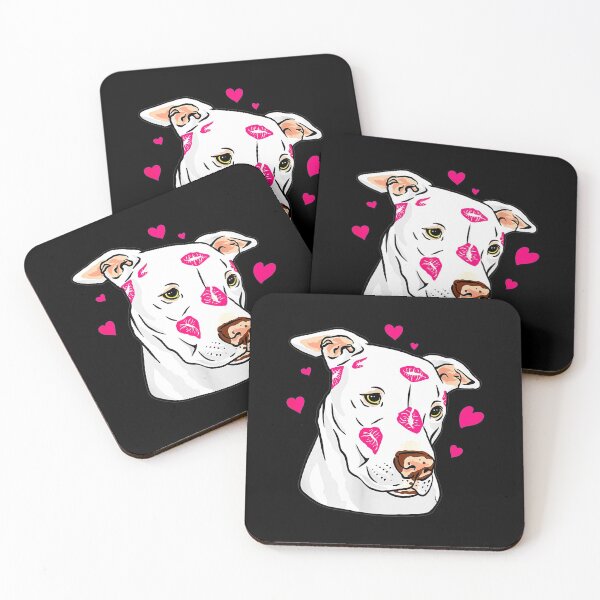 Item preview, Funny Heart Love Pitbull Valentines Day designed and sold by wowart4u.