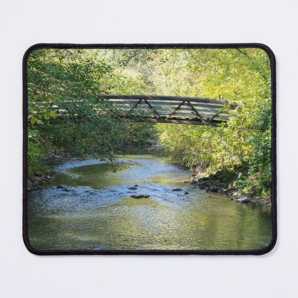 Item preview, Summery Vibe - Small Wooden Bridge on the Don River in Toronto designed and sold by Georgia Mizuleva.