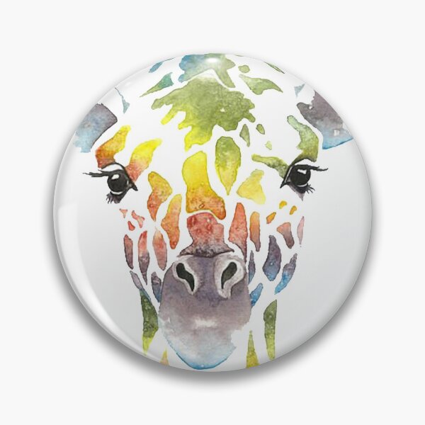 Item preview, Rainbow watercolor giraffe  designed and sold by Dope-designs-18.