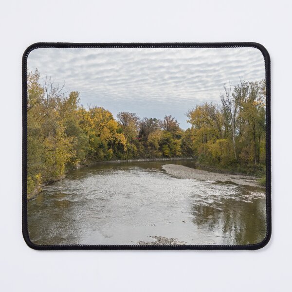 Item preview, Silver River Flow - Autumn at the Humber River in Toronto Ontario Canada designed and sold by Georgia Mizuleva.