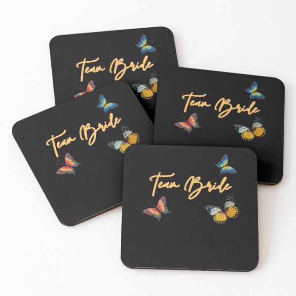 Item preview, JGA Junggesellenabschied Team Bride Butterfly designed and sold by primetee.